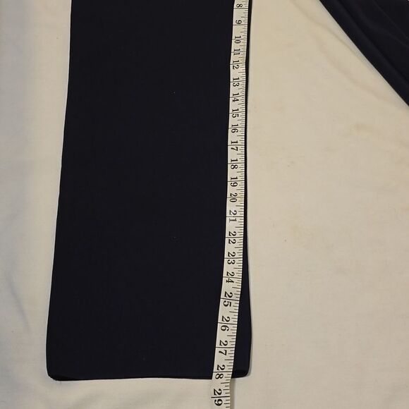 - Exclusively misook navy blue straight leg pant size small - Picture 6 of 7